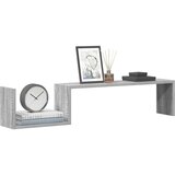  Zidne police 2 kom boja hrasta 100x15x20 cm konstruirano drvo | Shoptok.si