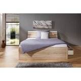 MID.YOU postelja s predalom 140 cm x 200 cm , hrast san remo | Shoptok.si
