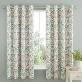 Catherine Lansfield Zelene/ružičaste zavjese u setu 2 kom 168x183 cm Clarence Floral – | shoptok.hr
