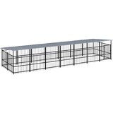  Vanjski kavez za pse s krovom čelični 13,14 m² | shoptok.hr