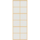  Klizna vrata zlatna 76x205 cm matirano staklo ESG i aluminij | shoptok.hr