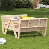  The Living Store Piknik miza za otroke 88x122x58 cm trdna borovina - Piknik Miza, (21494092) | Shoptok.si