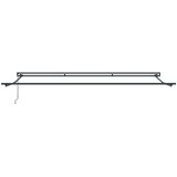  Skrovita tenda Antracit 500 × 300 cm Poliester i aluminij | shoptok.hr