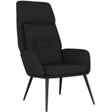  Stol za sproščanje črno umetno semiš usnje, (20934711) | Shoptok.si