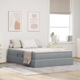 Krevet s madracem i skladištem Svijetlo siva 140 x 190 cm | Eponuda.com