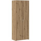 vidaXL Visok predalnik 2 pcs Umetni hrast 70 x 42,5 x 185 cm, (5000218040) | Shoptok.si