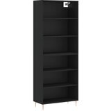 Maison Chic Visoka Komoda - Predalnik črn 69,5x32,5x180 cm inženirski les, (21717444) Cene