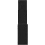  Zidne kockaste police crni hrast 68x15x68 cm inženjerski drvo | shoptok.hr