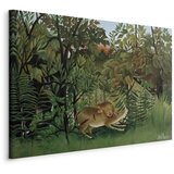  Slika - Henri Rousseau – Le Lion ayant faim se jette sur l\'Antilope 60x40 Standard | shoptok.hr