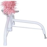 vidaXL Umjetno predsvijetljeno božićno drvce Ružičasta 180 cm PVC | shoptok.hr