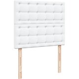  Otomanski okvir kreveta s madraca bijeli 120x190cm umjetna koža | shoptok.hr