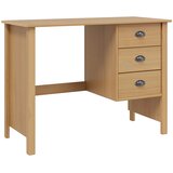  Stol s ladicama s ladicama HILL Medeno smeđa 100 x 45 x 74 cm | shoptok.hr