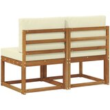  2 Komad Srednja sofa za van Čvrsto drvo akacije | shoptok.hr