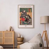  Slika - Woodcut (1 Part) Vertical 40x60 U prirodnom drvenom okviru | shoptok.hr