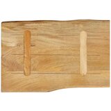 vidaXL Stolna ploča 70x40x2,5 cm od masivnog drva manga sa živim rubom | shoptok.hr