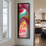 WALLXPERT LAC126-120 Multicolor Decorative Framed MDF Painting | Eponuda.com