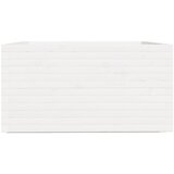  Vrtna sadilica bijela 90x90x49,5 cm od masivne borovine | shoptok.hr