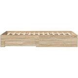  Krevetna Okvir Sonoma Hrast 90x190 cm Konstruirano Drvo | shoptok.hr