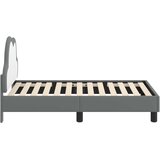  Okvir kreveta za malu djecu s naslonom Svjetlosiva 70 x 140 cm | shoptok.hr