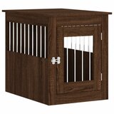 vidaXL Boks za psa rjavi hrast 55x75x65 cm inženirski les, (20989705) | Shoptok.si