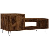  The Living Store Klubska mizica dimljeni hrast 100x50x45 cm inženirski les - Klubska Mizica, (21444070) | Shoptok.si
