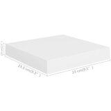  Plutajuće zidne police 4 kom bijele 23 x 23 5 x 3 8 cm MDF | shoptok.hr