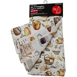 CHEF PRO 3u1 set pamučnih kuhinjskih krpa