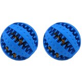 INF Set 2 žvečljivih gumijastih kroglic za pse, premer 7cm Blue, (5000215039) | Shoptok.si