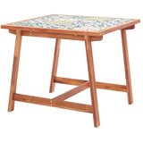  Vrtna jedilna miza 88x88x75 cm plošča in les akacije | Shoptok.si