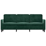  Trosjed tamnozeleni 180 cm baršunasti | shoptok.hr