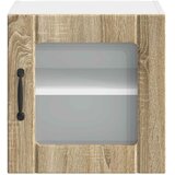  Zidni stakleni ormarić Lucca 2 pcs Hrast sonoma 40 x 31 x 40 cm | shoptok.hr
