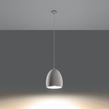 Nice Lamps Bela viseča svetilka s keramičnim senčnikom ø 30 cm Fonsie – | Shoptok.si
