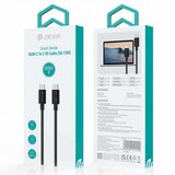 DEVIA kabl Smart Series Type-c na Type-c PD 1.5M 100w Crni | ePonuda.com