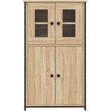  Visoka komoda boja hrasta 62x32x106,5 cm od konstruiranog drva | Eponuda.com
