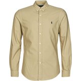 Polo Ralph Lauren Srajce z dolgimi rokavi CHEMISE CINTREE SLIM FIT EN OXFORD LEGER TYPE CHINO COL BOUTONNE Bež Cene