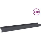  Ograda oko Travnjaka 30 kom. 100 x 10 x 8 cm Čelik Antracit | shoptok.hr