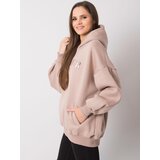 RUE PARIS Sweatshirt-RV-BL-7357.35X-dark beige | Shoptok.si