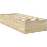 Maison Chic Posteljni okvir - Enojna postelja - Postelja za odrasle sonoma hrast 90x190 cm inženirski les-J9146, (21765472) | Shoptok.si