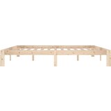  Posteljni okvir iz trdne borovine 200x200 cm, (20601707) | Shoptok.si