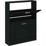 Ormarić za cipele crni 59 x 17 x 81 cm od konstruiranog drva | shoptok.hr