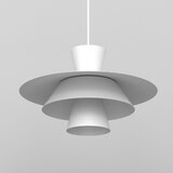  luster na sajli plato 1xE27/15W/230V bela | Eponuda.com
