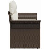  Vrtni kauč s jastukom Smeđa 141 x 62 x 69cm poliratan | shoptok.hr