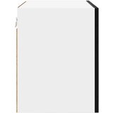 vidaXL Viseča omarica Riga 2 pcs Črni hrast in bela 50 x 31 x 40 cm | Shoptok.si