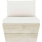  Garnitura iz palet 3-delna z blazinami smrekovina | Shoptok.si