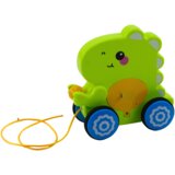 Baby Dinosaur Pull Toy Sounds Rattle Green | shoptok.hr