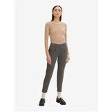 Tom Tailor Grey Women's Plaid Shortened Pants - Women | Shoptok.si