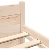  Okvir za krevet od masivnog drva 150 x 200 cm veliki bračni | shoptok.hr