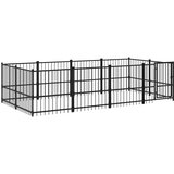  Zunanji pasji boks jeklo 7,51 m², (20799025) | Shoptok.si