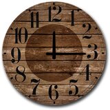 WALLXPERT Zidni sat MDF 50cm šareni | Eponuda.ba
