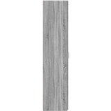 VidaXL Visoka omara siva sonoma 30x42,5x185 cm inženirski les Slike